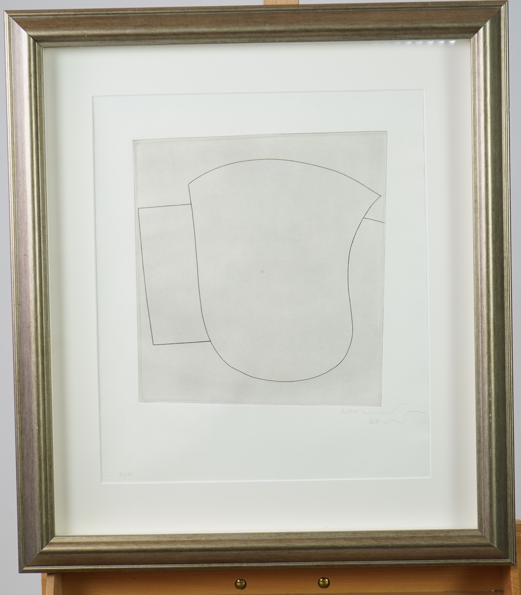 Ben Nicholson OM, 1894-1982, 'Two Sculptural forms'